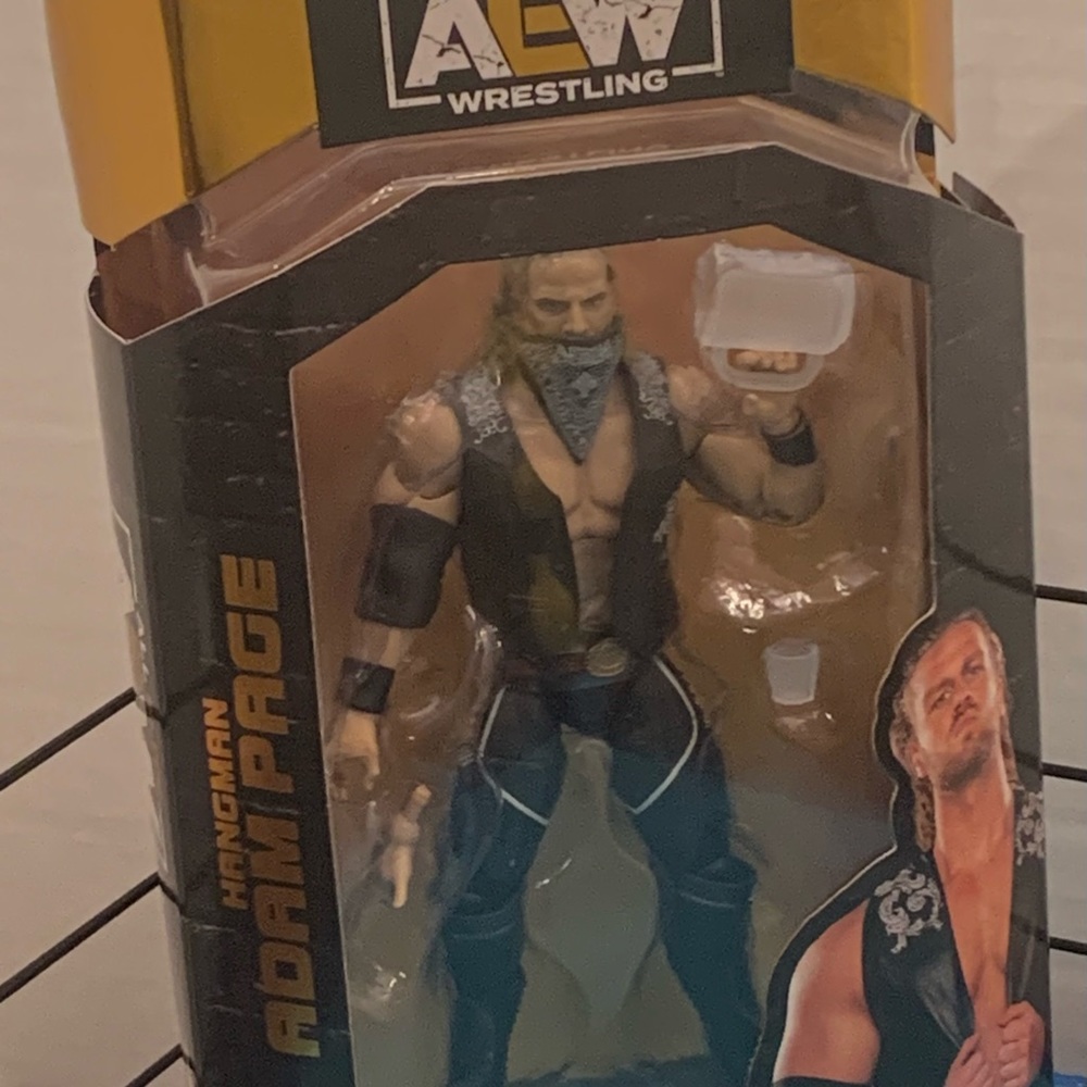 Jazwares AEW Unrivaled Series 5 Hangman Adam Page Figure NIB